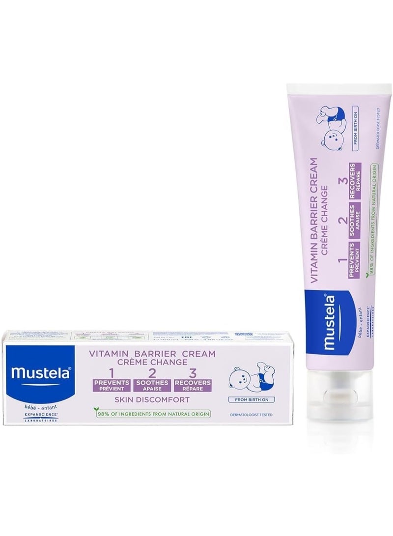 erorex Vitamin Barrier Cream for Baby Diaper Change, 50ml - Prevents, Soothes and Recovers Skin Discomfort 98% Natural Ingredients - Image 1
