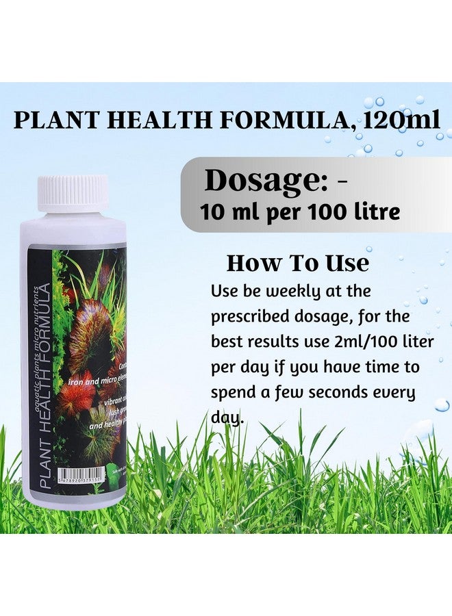 Generic Aquatic Remedies 3 In 1 Aquarium Medicine Combo - (Microlife S2-200Ml, Plantfood + Healthformula - 220Mleach) | Aquarium Plant Fertilizer | Suitable For Fresh Water With Free Key Ring  - Image 3