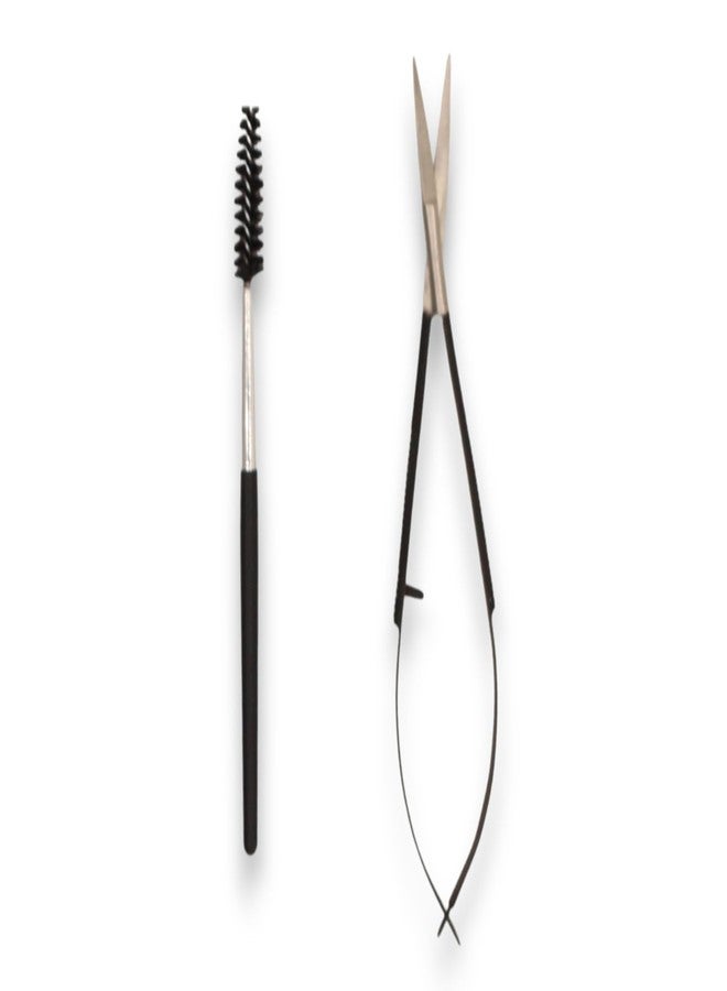 DreamCut Easy Squeeze Eyebrow Scissors with Brush - Image 2