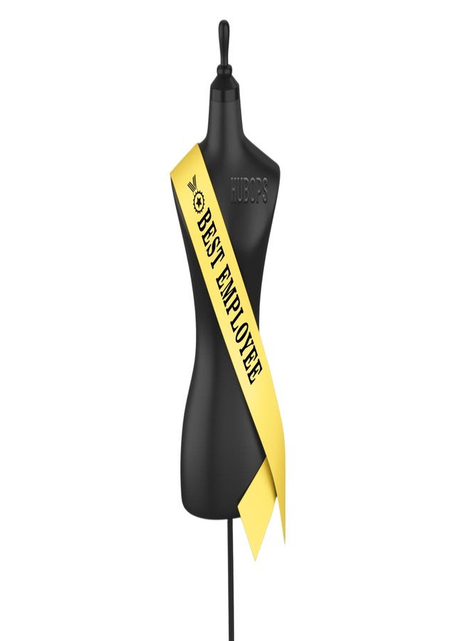Hubops Best employee sash yellow for Employee recognition/award/Employee of the month/Employee achievement/Outstanding employee/Employee appreciation gift/Office Party & Corporate Events (yellow) - Image 1