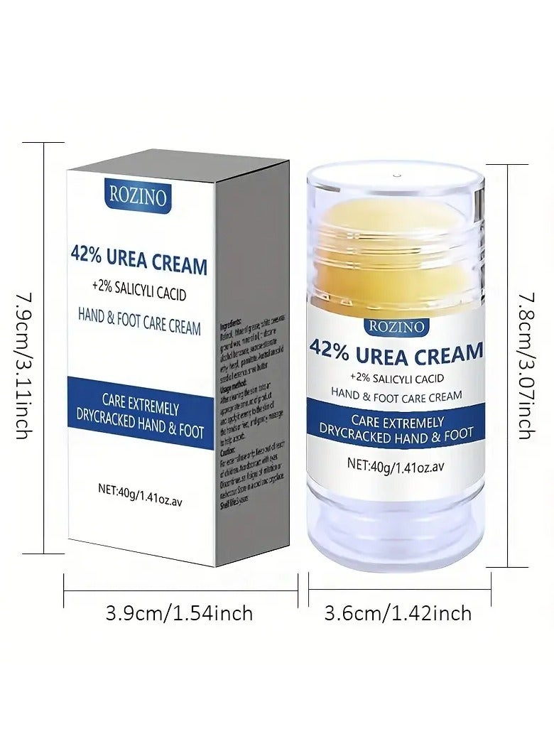 روزينو 42٪ يوريا اليد والقدم كريم-مرطب عميق مع مستخلصات نباتية وفيتامين e والجليسرين للعناية بالبشرة الجافة ، hypoallergic - Image 1