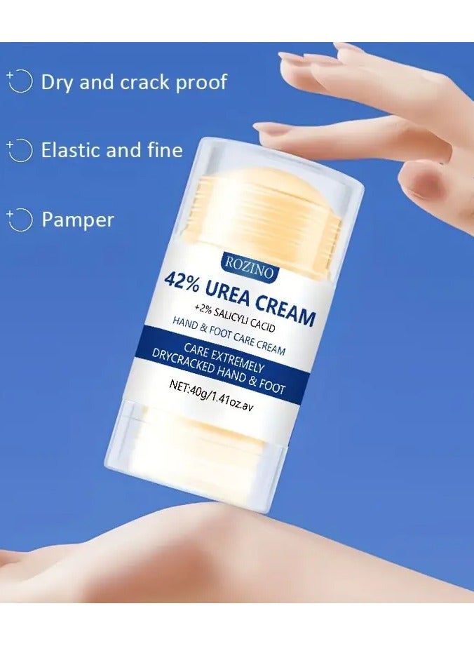 روزينو 42٪ يوريا اليد والقدم كريم-مرطب عميق مع مستخلصات نباتية وفيتامين e والجليسرين للعناية بالبشرة الجافة ، hypoallergic - Image 3