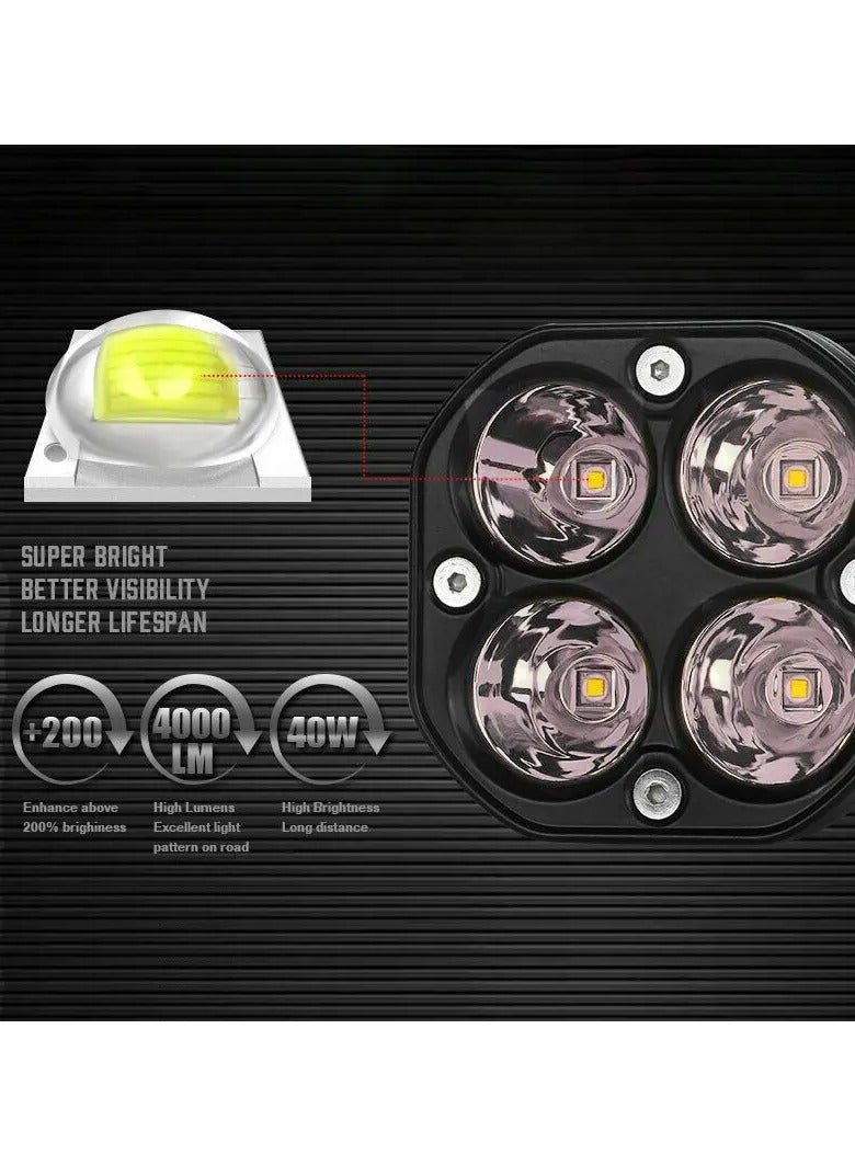 Toby's 2-Piece Laser LED Car Spotlight - 80W 3-Inch  - Image 2