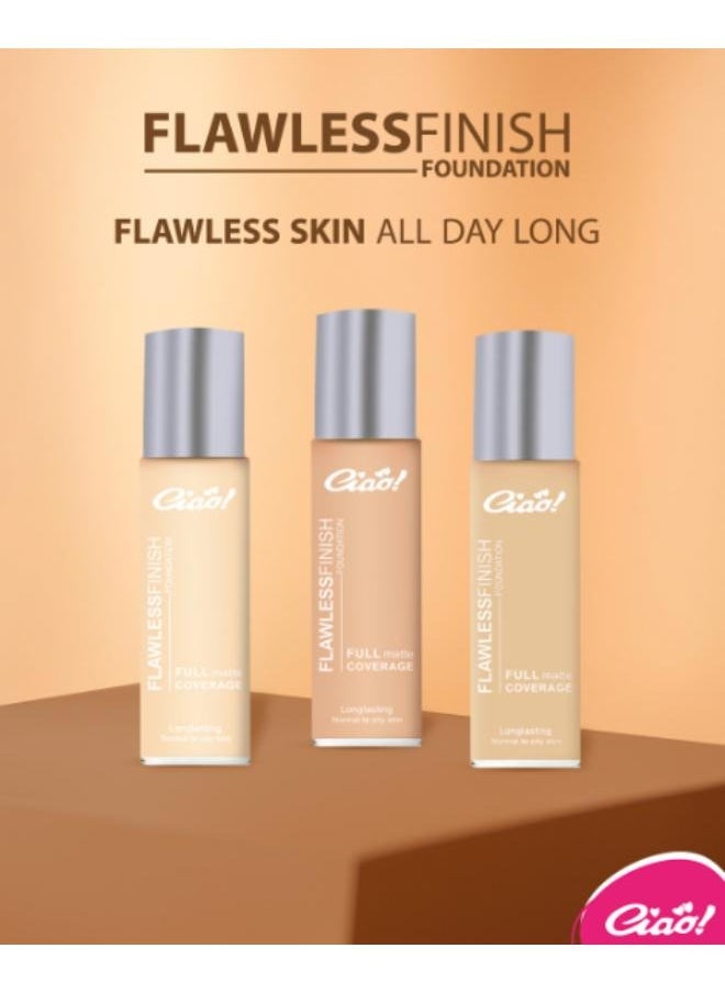 Ciao - Flawless Finish Foundation Full Matte Coverage  NO.4 - Image 1