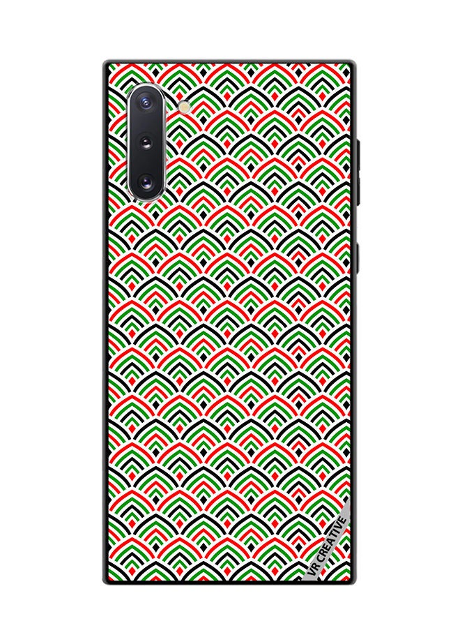 VR CREATIVE Protective Case Cover For Samsung Galaxy Note10 5G United Arab Emirates Flag Colors Design Multicolour - Image 1