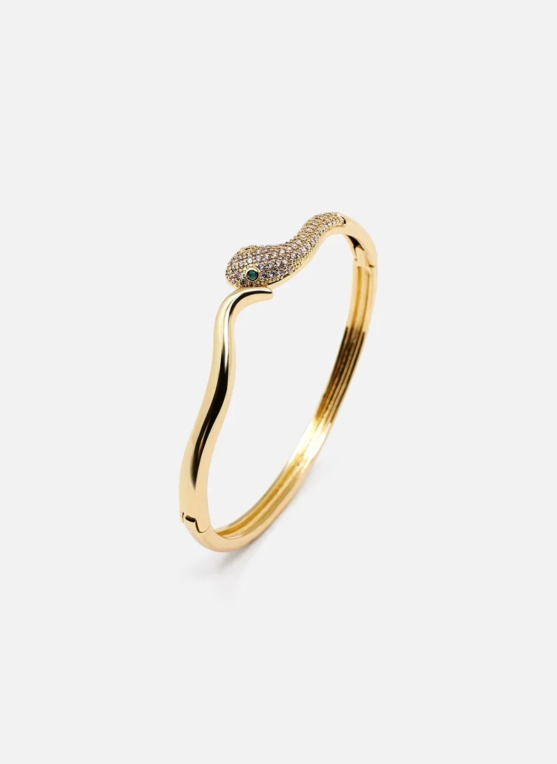 Lichi  Snake bracelet with rhinestone decoration for Women | Best Price UAE