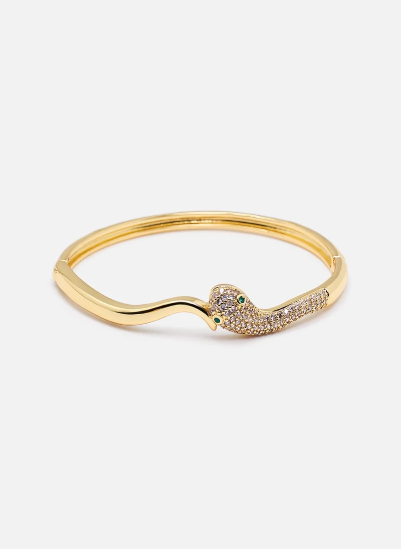 Lichi  Snake bracelet with rhinestone decoration for Women | Best Price UAE