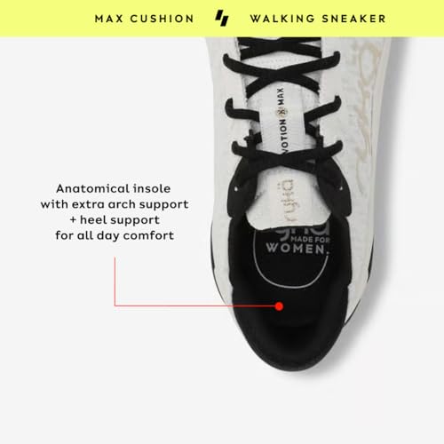 Ryka Women's Devotion X Max RS Sneakers White Black 8 M - Image 3