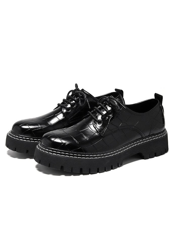Warrior - Versatile Retro Casual Leather Shoes - Image 1