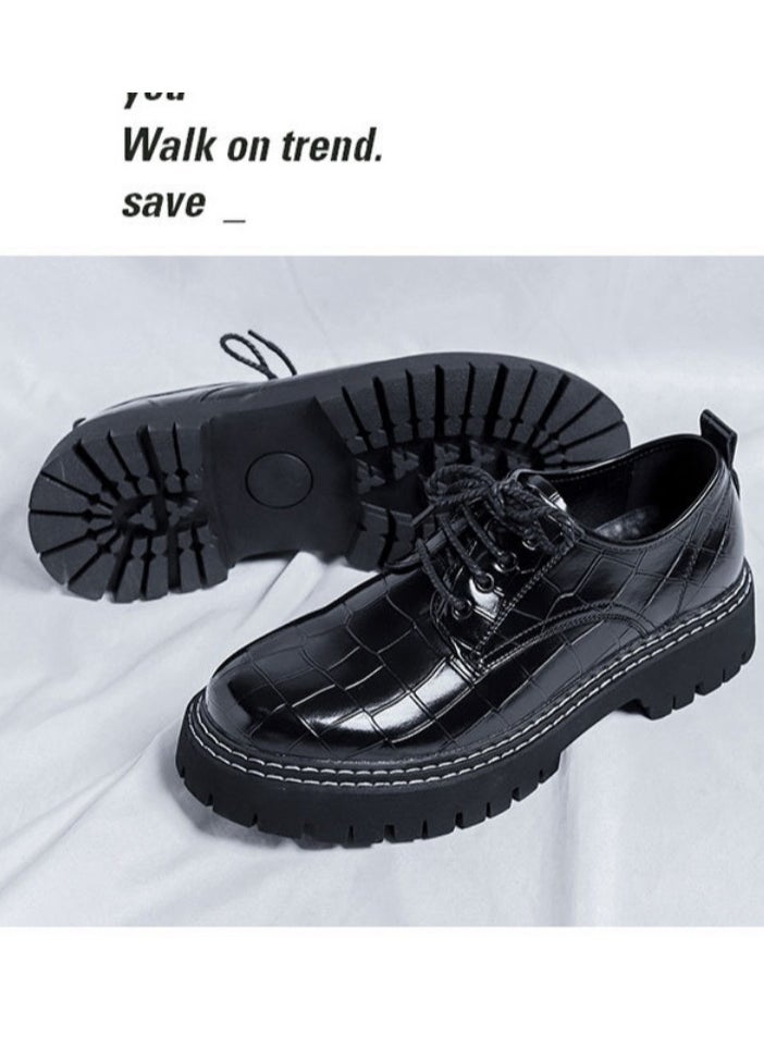 Warrior - Versatile Retro Casual Leather Shoes - Image 1