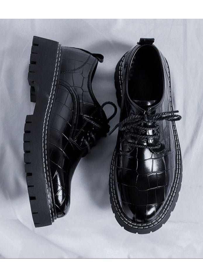 Warrior - Versatile Retro Casual Leather Shoes - Image 1