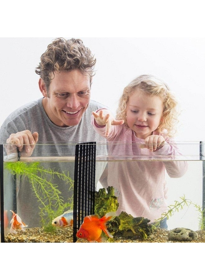 VAYINATO PetzLifeworld Black (4 Pcs Egg Crate & 4 Pcs Divider Clip) Aquarium Divider Grid Divider Tray Egg Crate Aquarium Fish Tank Filter Bottom Isolation Board - Image 3