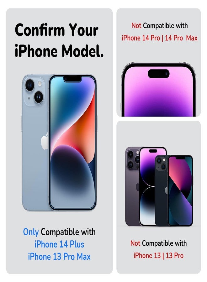 SYNCWIRE Privacy Screen Protector for iPhone 13 Pro Max/iPhone 14 Plus 6.7" [2-Pack], True 28° Anti Spy Tempered Glass Film with Auto Alignment Tool [9H Hardness] - Image 2