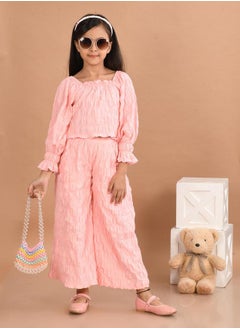 LILPICKS Square Neck Top and Palazzos Pants Set by Styli  - Image 1