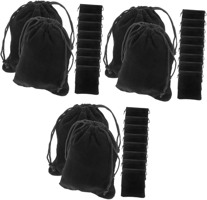 3 حقيبة منظِّم مستحضرات تجميل بسحاب لتخزين المجوهرات والمكياج للنساء والفتيات - Image 1