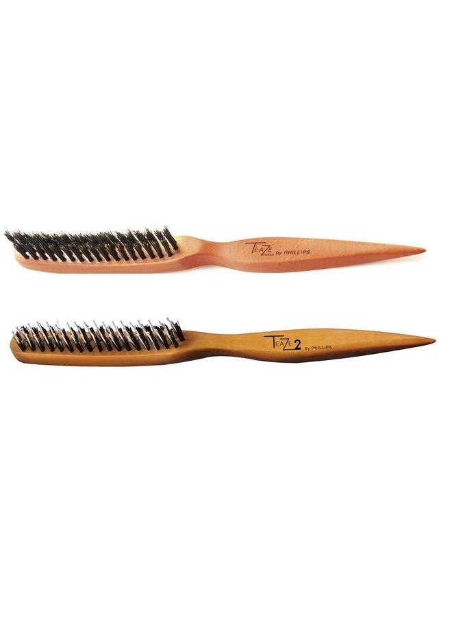 Teaze & Teaze 2 Hair Brush Combo Pack Superior Styling Parting & Layering Wooden Construction & Boar Bristles - pzsku/ZBF98BFEF0B1CA7065DE6Z/45/_/1683535449/cf727d4b-a106-4cbb-9ffc-447327a18d0e