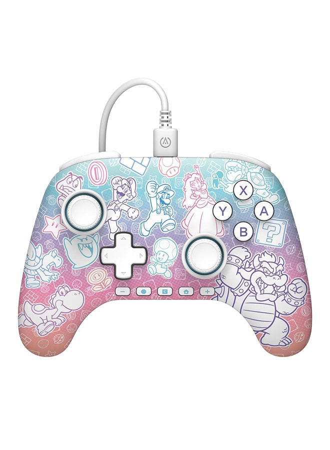PowerA Nintendo Switch 2 Advantage Wired Controller Mushroom Kingdom - Image 1