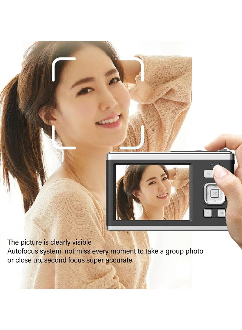 Generic 4K High-Definition Optical Zoom Digital Camera with Dual Screen and Selfie Camera - Image 2