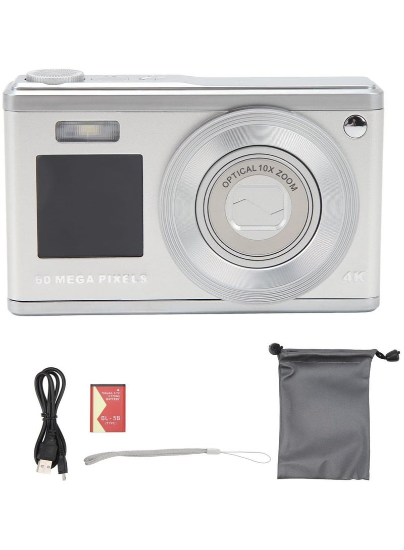 Generic 4K High-Definition Optical Zoom Digital Camera with Dual Screen and Selfie Camera - Image 4