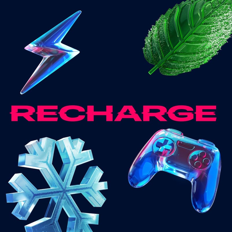 RESPAWN by Razer Recharge Chewing Gum Sugar-Free, Cool Mint Flavor, 10 Pack Bulk Box - Image 5
