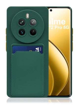 جراب حماية كامل الجسم من السيليكون لهاتف Realme 12 Pro 5G مع حامل فتحة للبطاقات - أخضر - pzsku/ZBF98F0B259757F5C216DZ/45/_/1715478829/83ae8510-5d99-4e96-93e5-261578cdde09