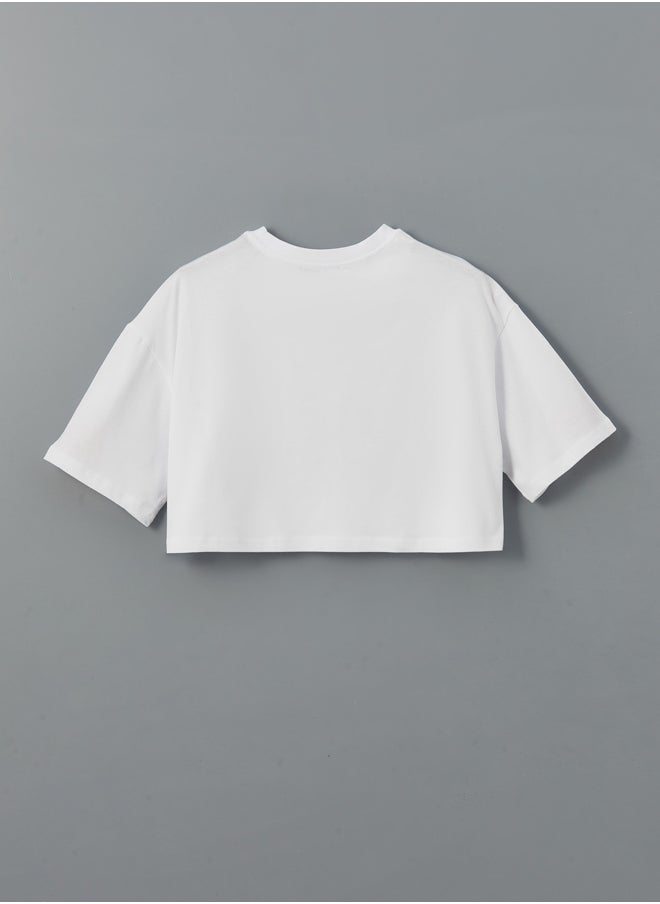 LC WAIKIKI - Crew Neck Women's Crop - Image 1