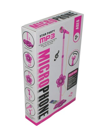 Adjustable Kids Microphone with Light and Music with MP3 Player - view 2