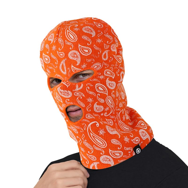 Azonee 2 Pcs Knitted Balaclava Ski Masks - Full Face Coverage for Winter Warmth Outdoor Sports - Image 2