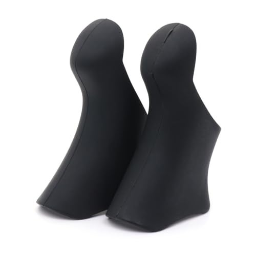 NELboNs Bike Brake Levers Hoods Compatible with Shima no ST-2300 ST-3400 Silicone Road Bicycle Brake Grips Hood Covers,Pair of Black - Image 5