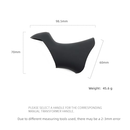 NELboNs Bike Brake Levers Hoods Compatible with Shima no ST-2300 ST-3400 Silicone Road Bicycle Brake Grips Hood Covers,Pair of Black - Image 4