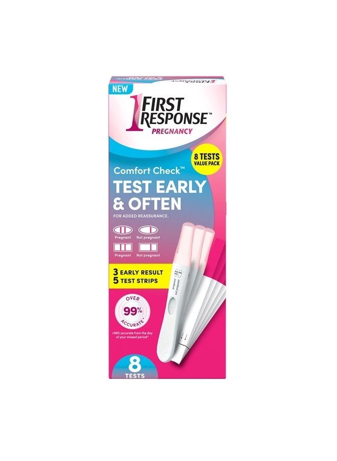 FIRST RESPONSE اختبار الحمل Comfort Check، 8 قطع  - Image 1