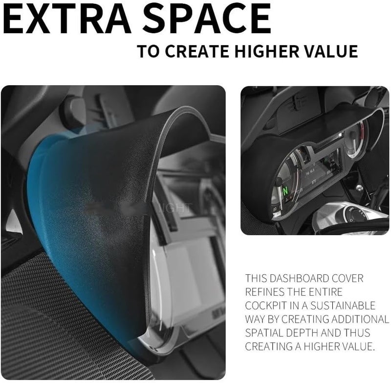 Wivplex Motorcycle Instrument Panel Cover for BMW Models - Image 5
