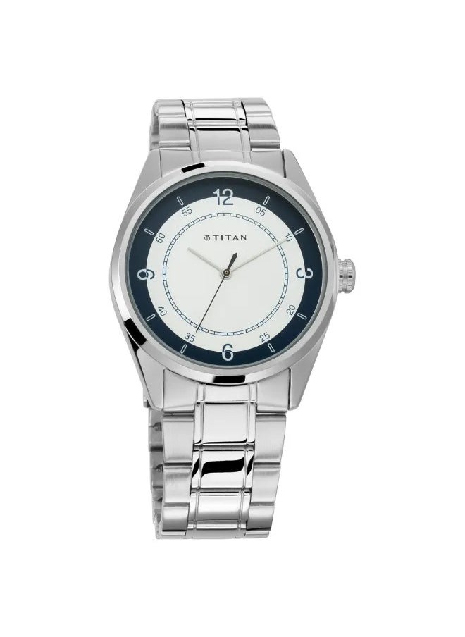 TITAN Men's Analog Round Shape Stainless Steel Wrist Watch - 1729SM04 - 38 Mm  - Image 1