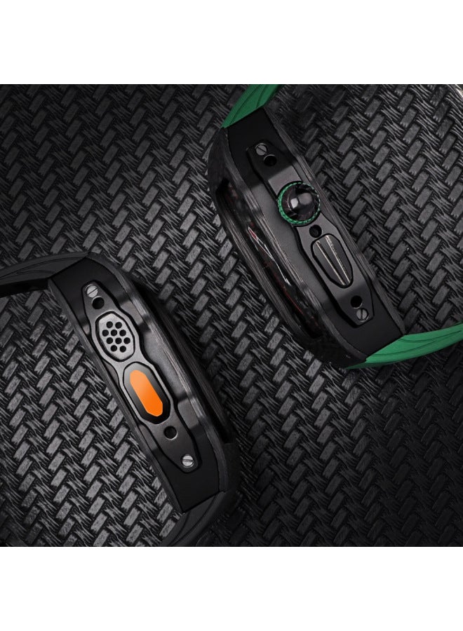 For Apple Ultra 49mm Carbon Fiber Retrofit Case Compatible With Iwatch Apple Ultra  49mm Watch-Colour:Black-Overall Dimensions:Apple Watch Ultra 49mm - Image 4