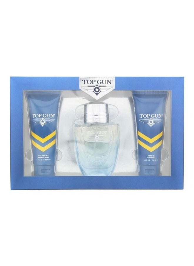 Top Gun - Top Gun EDT 100ml + After Shave Balm 100ml + Shower Gel 100ml Men - Image 1