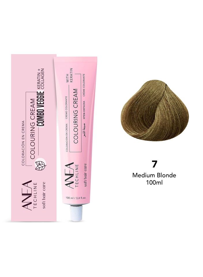 ANEA TECHLINE Anea Colouring Cream 100ml 7 Medium Blonde
