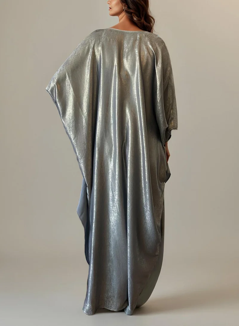 ECSTACY  Shimmer Drape Kaftan for Women | Best Price UAE