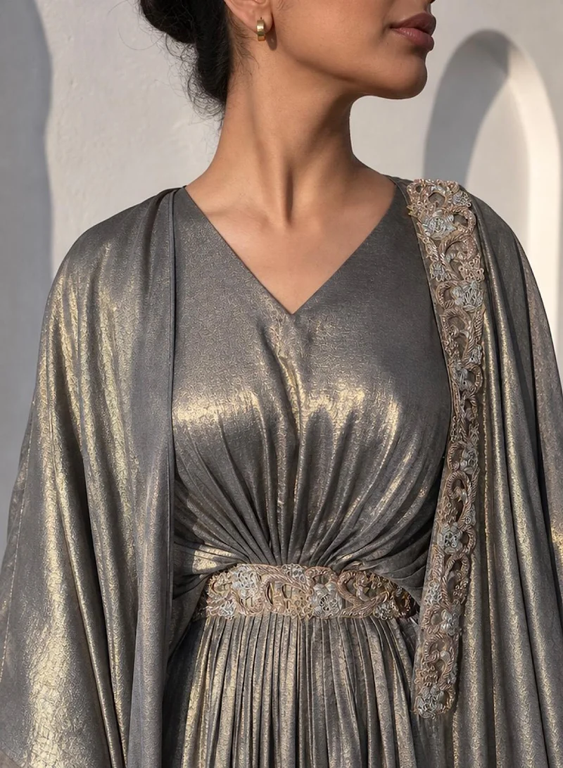 Ecstacy  Shimmer Drape Kaftan for Women | Best Price UAE