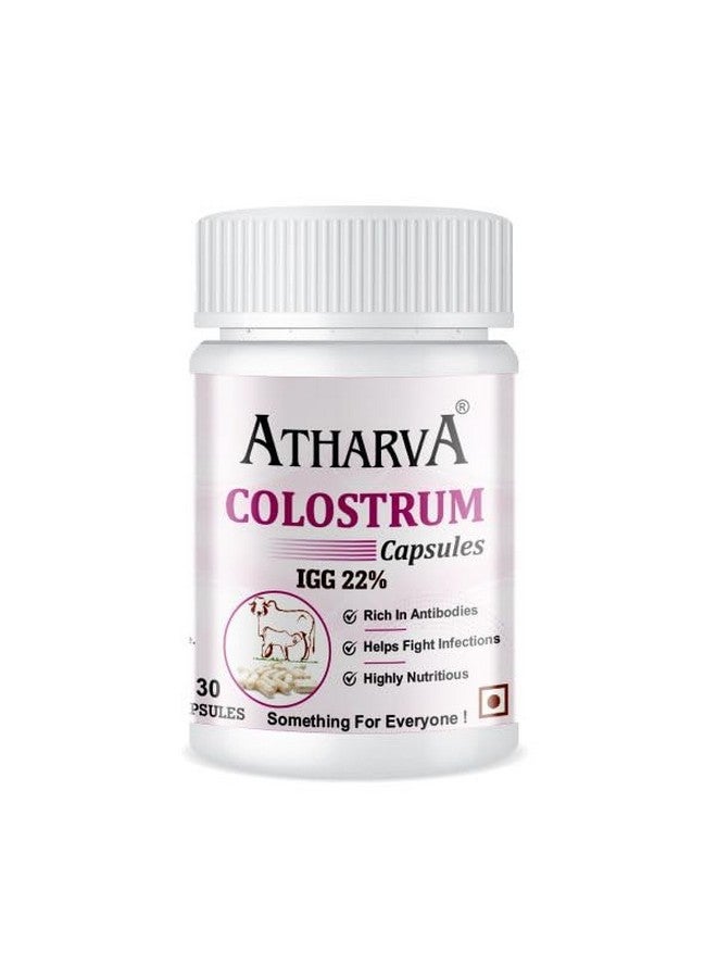 atharva Colostrum Capsules (Capsules-30) Helps Gut Health'S, Restore Skin Elasticity, Strengthen Your Bones, Supports Immune System - Image 1