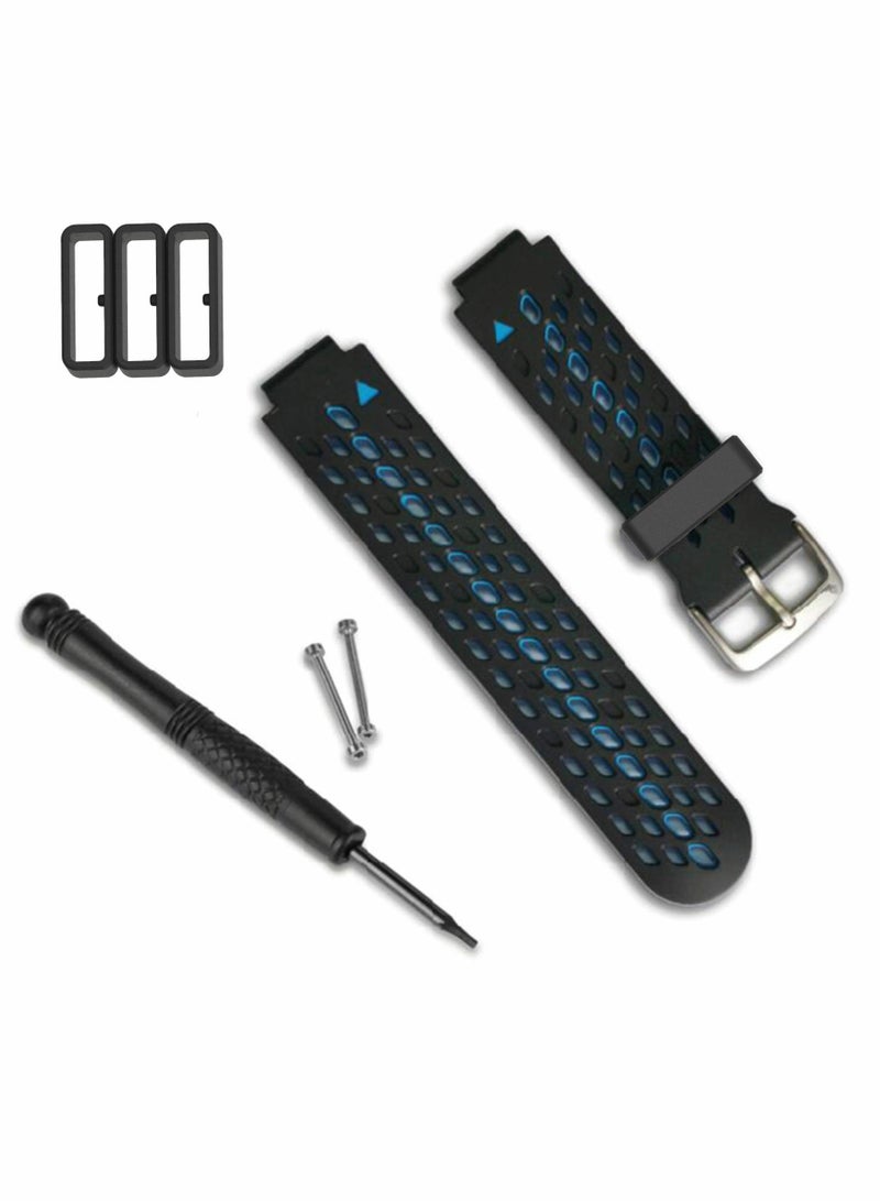 SOLARAE Watch Band Keepers, Silicon Fastener Rings Security Loop, Rubber Watch Strap Keeper Replacement Holder Ring for Garmin Instinct - Image 2