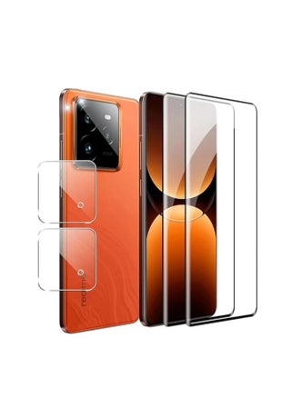 Screen Protector Compatible with Realme GT 7 Pro 5G 【2 Pack】 Tempered Glass + 【2 Pack】 Camera Lens Protector 【Maximum Coverage】 【No Bubbles】 9H Hardness Anti-scratch HD - pzsku/ZBF99A176CED68E00904FZ/45/1745359411/33bf333e-84b4-4f4a-b9b5-56911d9bd4b1