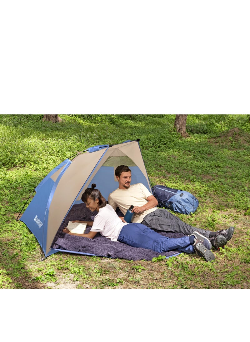 Bestway Bestway Portable Beach Tent - Lightweight Sun Shade with UV Protection, Easy Setup, Foldable Design for Camping, Picnics and Outdoor Relaxation  - Image 1