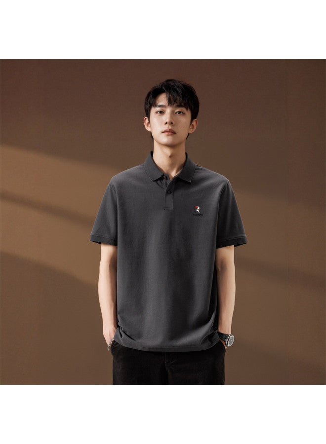 Tucano men's Summer Fashion Casual Simple Short Sleeve Polo Shirt - Versatile Collared Tee - Image 2