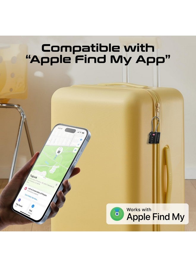 PROMATE Promate TSA-Approved Smart Lock with Anti-Loss Tracking, Apple Find My App Compatibility, Worldwide Precise Tracking, Loud Alarm, Rechargeable Battery, and Privacy Protection - Taglock  - Image 4