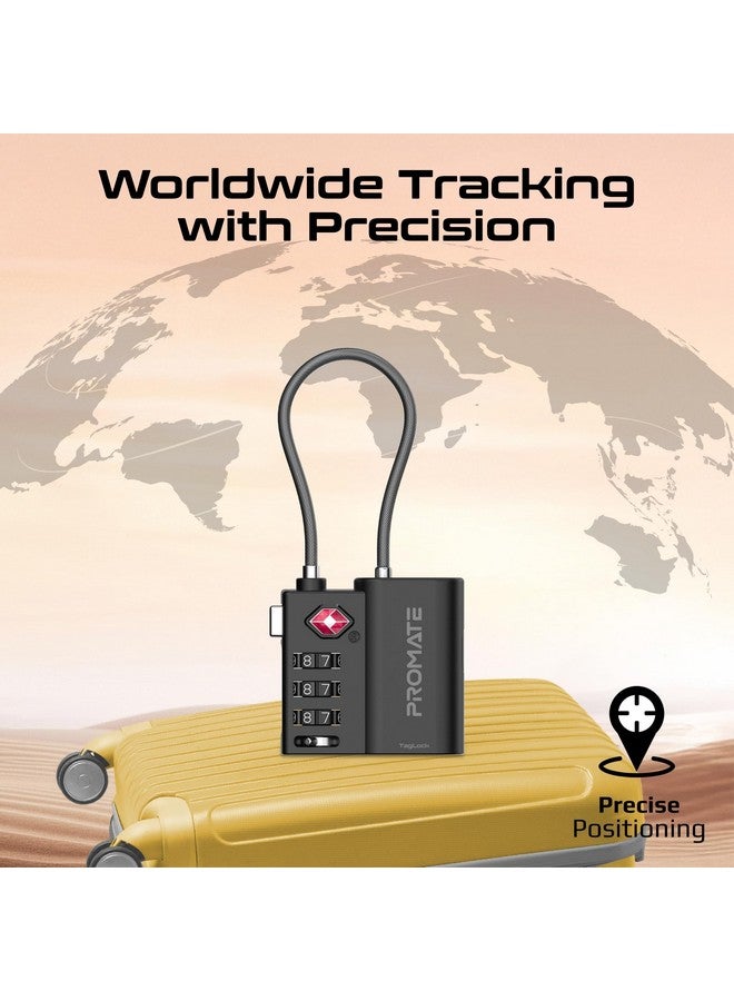 PROMATE Promate TSA-Approved Smart Lock with Anti-Loss Tracking, Apple Find My App Compatibility, Worldwide Precise Tracking, Loud Alarm, Rechargeable Battery, and Privacy Protection - Taglock  - Image 5