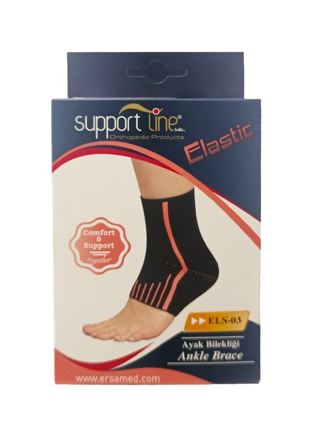 SupportLine ELS-03 Elastic Ankle Brace: Precise Support Large size  - Image 2