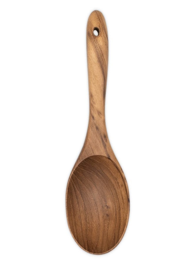 FAAY Short Handle Ladle, Eco Friendly Wooden Kitchen Tool, Hand Carved Unique Grain Server Gravy Ladle - Image 1