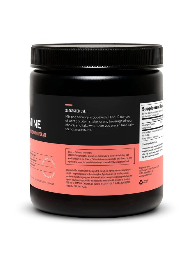 Legion Micronized Creatine Monohydrate Supplement - Clean Creatine Powder for Muscle Gain & Post Workout Recovery - Micronized Creatine Supplement for Maximum Absorption (60 Servings, Unflavored) - Image 4