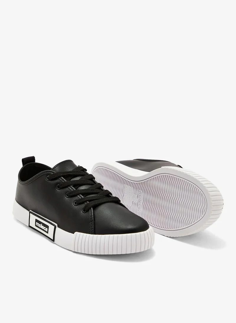 Moleca Black Comfort Women’s Sneakers – Lace-Up Ladies Sneakers & Casual Sneakers for Girls for Women | Best Price UAE
