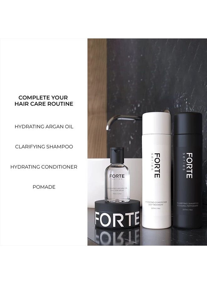 Alex Costa - Clarifying Shampoo for Men by Forte Series | Hydrating & Clarifying Shampoo for Build Up Removal | Hair and Scalp Cleansing Shampoo with a Cooling Sensation | Sulfate & Paraben Free, (8 Oz) - Image 1